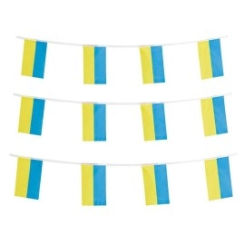 Ukraine Flags Ukrainian Small String Mini Flag Pennant Banner Decorations