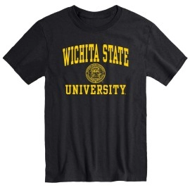 Barnesmith Wichita State University Shockers Short-Sleeve T-Shirt, Heritage, Black, Small