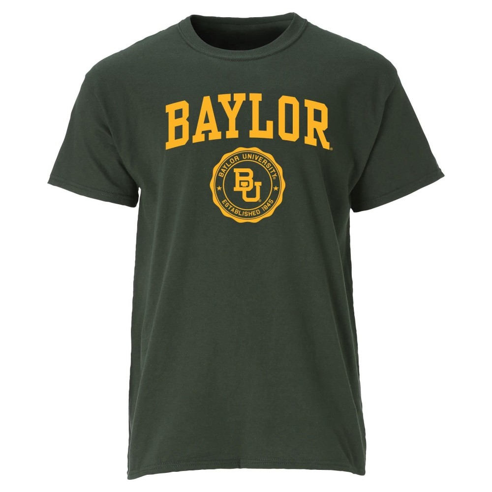 Barnesmith Baylor University Bears Short-Sleeve T-Shirt, Heritage, Hunter Green, Large