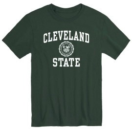 Barnesmith Cleveland State University Vikings Short-Sleeve T-Shirt, Heritage, Hunter Green, Xx-Large