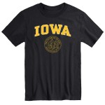 Barnesmith University Of Iowa Hawkeyes Short-Sleeve T-Shirt, Heritage, Black, X-Large