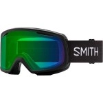 Smith Womens Riot Snow Goggles Black Chromapop Everyday Green Mirror