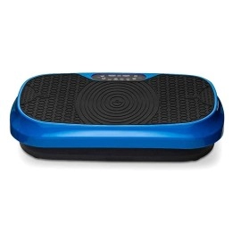 Lifepro Waver Mini Vibration Plate - Whole Body Vibration Platform Exercise Machine - Home & Travel Workout Equipment For Weight Loss, Toning & Wellness - Max User Weight 260Lbs (Blue)