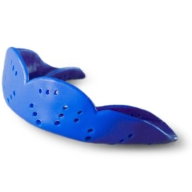 Sisu Aero Small Mouthguard, Royal Blue - 1.6Mm Thin - Custom-Molded Fit - Slim Design - Remoldable Up To 20 Times - For Team Sports - Non Toxic
