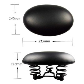 BESPORTBLE Cycling Saddle Seat Shock Absorbent Noseless Universal Comfortable for Exercise Bike MTB Cycling Sports