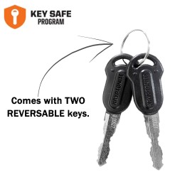 Kryptonite Kryptoflex 1218 Key Cable Bicycle Lock, Black, 12mm x 183cm (004967 KryptoFlex 1218 Key)