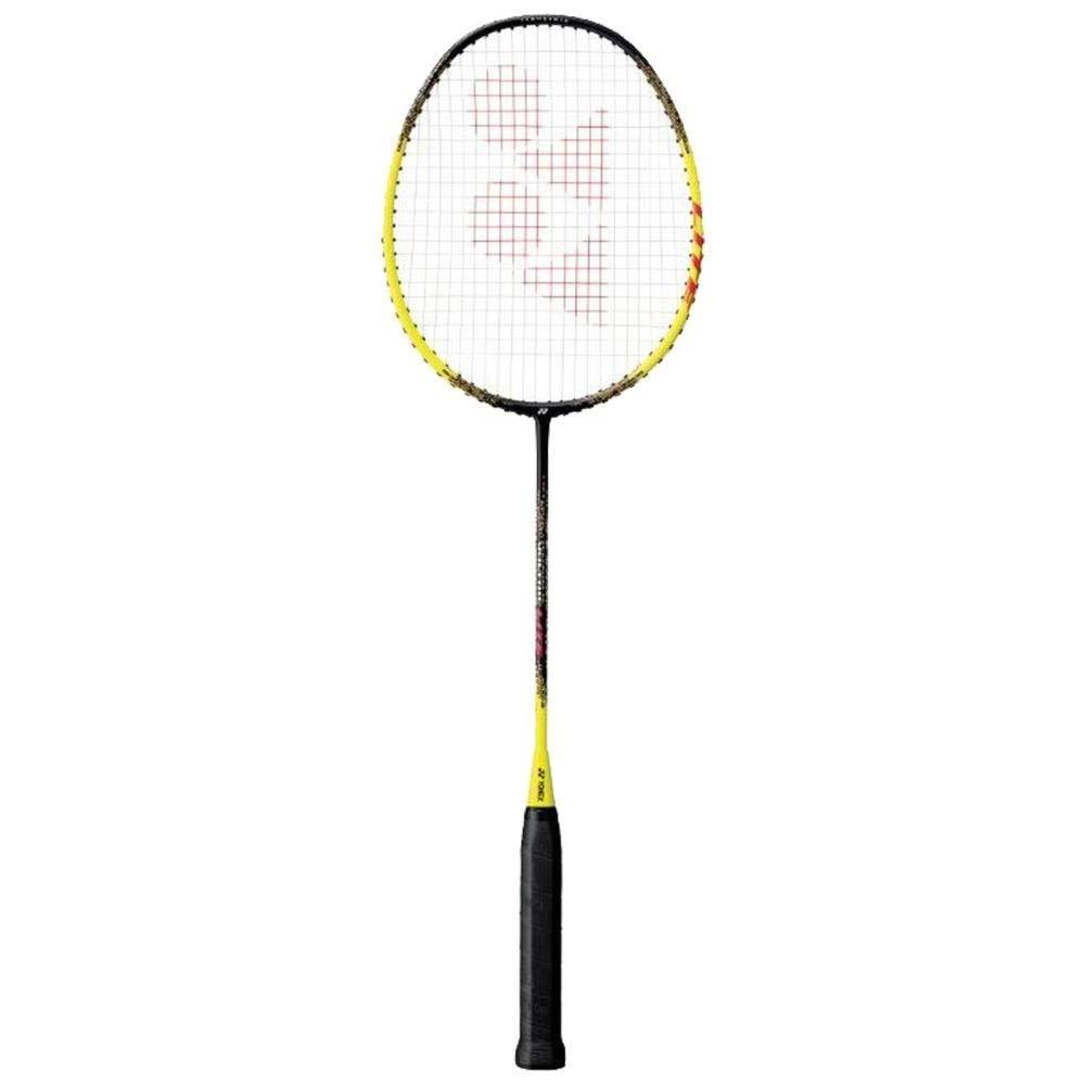 YONEX Voltric Lite Badminton Pre-Strung Racket (Black/Yellow)(4UG5)