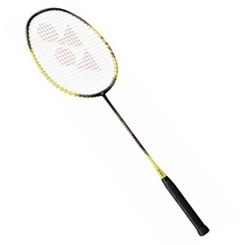 YONEX Voltric Lite Badminton Pre-Strung Racket (Black/Yellow)(4UG5)