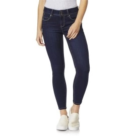 Wallflower Womens Ultra Skinny Mid-Rise Insta Soft Juniors Jeans (Standard And Plus), Castle, 13 Short