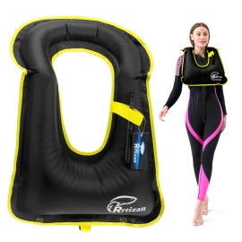 Rrtizan Snorkel Vest, Adults Portable Inflatable Swim Vest Buoyancy Aid Swim Jackets For Men & Women