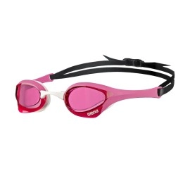 Arena Cobra Ultra Swipe Racing Swim Goggles For Men And Women, Non-Mirror Lens, Anti-Fog, Uv Protection, Pinkpinkwhite