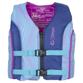 Onyx All Adventure Youth Paddle & Water Sports Life Jacket Blue