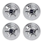 Nokins Golf Cart Ss Wheel Covers Hub Caps For Most Golf Carts 8 Inch(Set Of 4) (Silver)