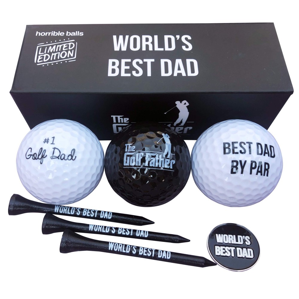 Horrible Balls Golf Funny Gift Sets- Funny Gag Novelty Present For Him For Golfers (Officially Retired Set)