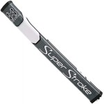 Superstroke Traxion Flatso Golf Putter Grip, Graywhite (Flatso 30) Advanced Surface Texture That Improves Feedback And Tack Minimize Grip Pressure With A Unique Parallel Design Tech-Port