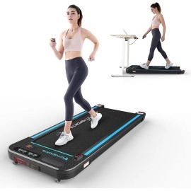 Citysports Treadmills For Home, Under Desk Treadmill Walking Pad Treadmill With Audio Speakers, Slim & Portable Treadmill With Remote & Dual Led Display, Office & Home Treadmills