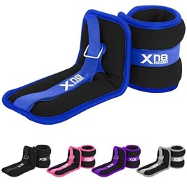 Xn8 Ankle Weights - Adjustable Leg Weight Strength Training Sets For Women & Men With Adjustable Straps Gym, Fitness Workout, Running