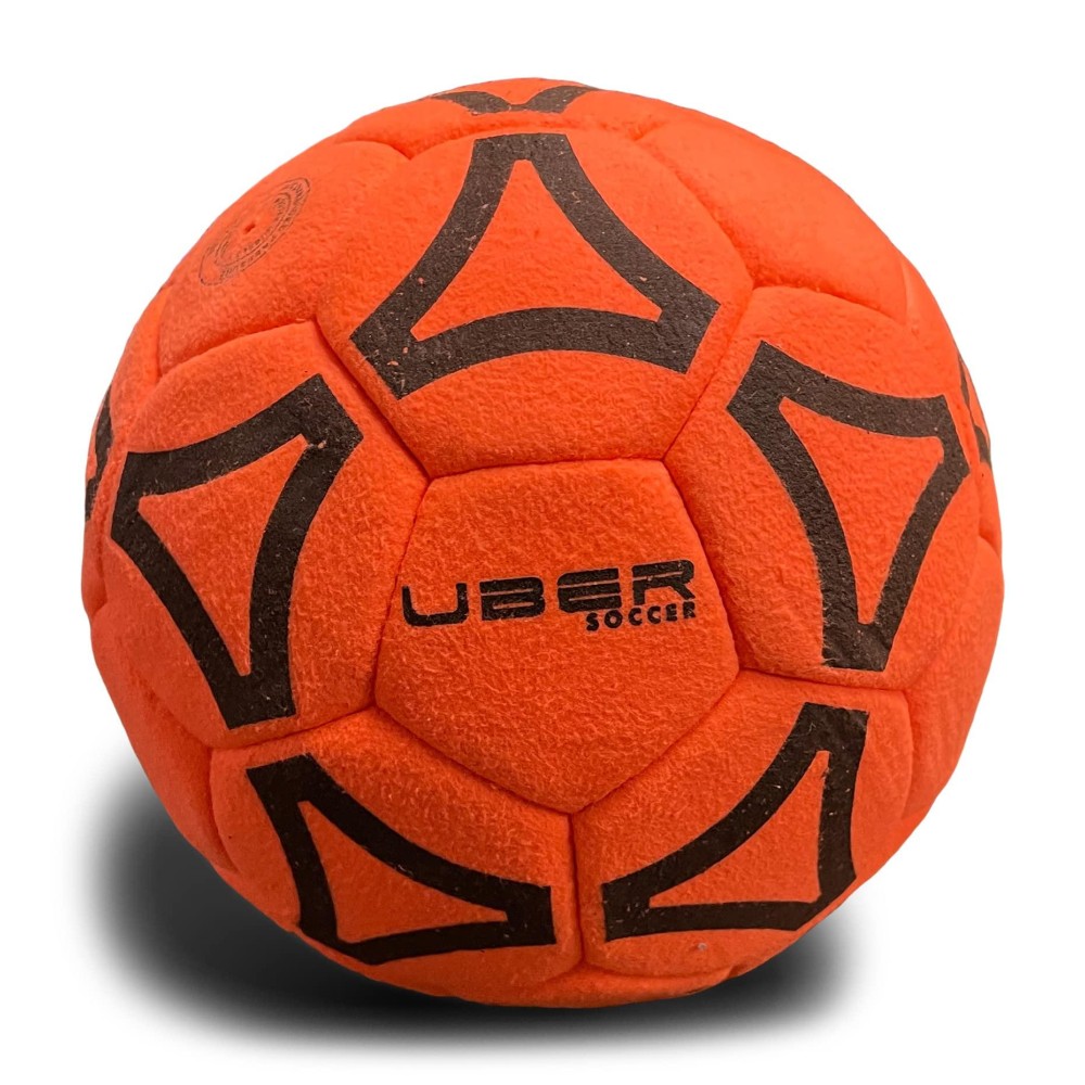 Uber Soccer Indoor Felt Ball (Orange, 3)