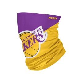 Los Angeles Lakers NBA Big Logo Gaiter Scarf (SVNBCBBLPRFC), Large