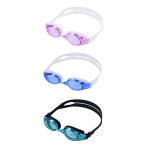 Yuenree Unisex-Adult Swim Goggles - 3 Pack Swimming Goggles For Adults Men Women Youth Teens Ages 8 - No Leak, Anti-Fog, Uv Protection, Easy To Adjust And Non Slip - With 3 Hard Travel Cases