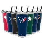 Simple Modern Officially Licensed Nfl Houston Texans Tumbler With Straw And Flip Lid Insulated Stainless Steel 30Oz Thermos Cruiser Collection Houston Texans