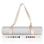 Tumaz Yoga Mat Strap [Mat Not Included] (15+ Colors, 2 Sizes Options) With Extra Thick, Durable And Comfy Delicate Texture The Must-Have Multi-Purpose Strap/Carrier For Your Yoga Mat, Exercise Mat