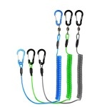 Booms Fishing T02 Fishing Pole Tether, Kayak Paddle Leash, Paddle Board Fishing Accessories, Heavy Duty Fishing Lanyard For Fishing Tools/Rods/Paddles, Assorted 3Pcs