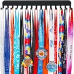 Medal Hanger Holder Display Shelf Bib Rack With 15 Display Rack Organizer Gymnastic Soccer Running Marathon Runners Ribbon Lanyard Display Award Shelf Rack Common Simple Normal Universal Design