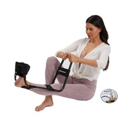 Idealstretch - Original Hamstring, Leg, And Knee Stretching Device With Instruction Card, Dvd, And Wedge (Ultimate Retail Combo)
