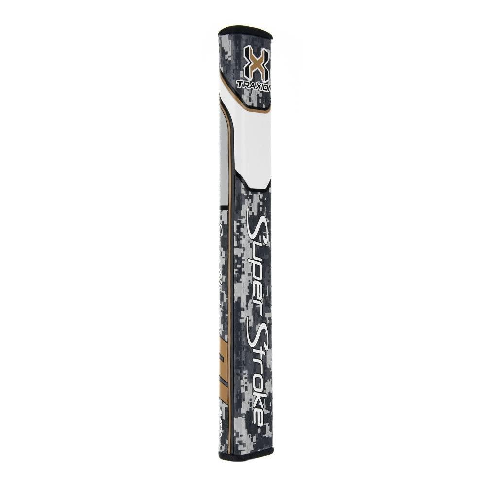 Superstroke Traxion Flatso Golf Putter Grip, Digi Camotan (Flatso 30) Advanced Surface Texture That Improves Feedback And Tack Minimize Grip Pressure With A Unique Parallel Design Tech-Port