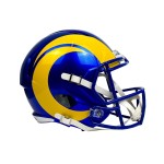 Riddell Nfl Los Angeles Rams Speed Replica Football Helmet Blue