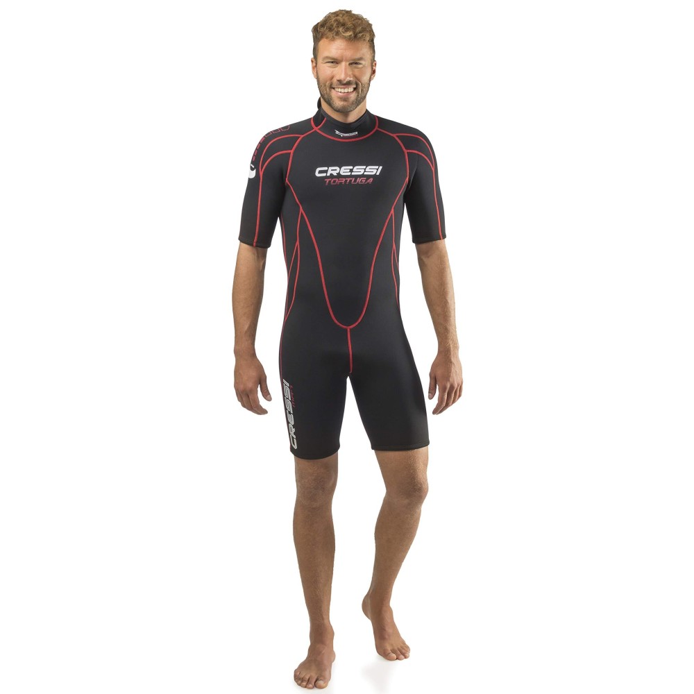 Cressi Tortuga 25Mm Man, Blackred, Xl