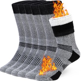Cozia Merino Wool Socks For Men And Women Warm Thermal Boot Hiking Socks 3 Pairs Sm