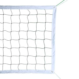 Professional Volleyball Net Outdoor with Aircraft Steel cable, Heavy Duty Volleyball Net for Backyard, 32x3FT Portable Volleyball Net for Pool Schoolyard Beach, Badminton Pro Volleyball Net Set