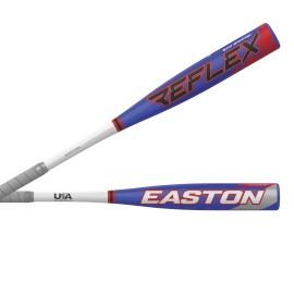 Easton Reflex Usa 1 Piece Aluminum Youth Baseball Bat Drop -12, Multi, 2715