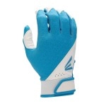 Easton Fundamental Fastpitch Softball Batting Gloves Adult Medium Whitecarolina Blue
