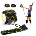 Volleyball Training Equipment Aid, Solo Soccer Trainer, Solo Practice Trainer for Serving, Setting, Spiking and Arm Swing, Returns Ball After Every Swing for Beginners & Pro