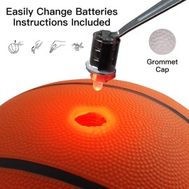 Kenon customized Engraved Light Up Led Basketball - You Will Never Lose (for grandson)