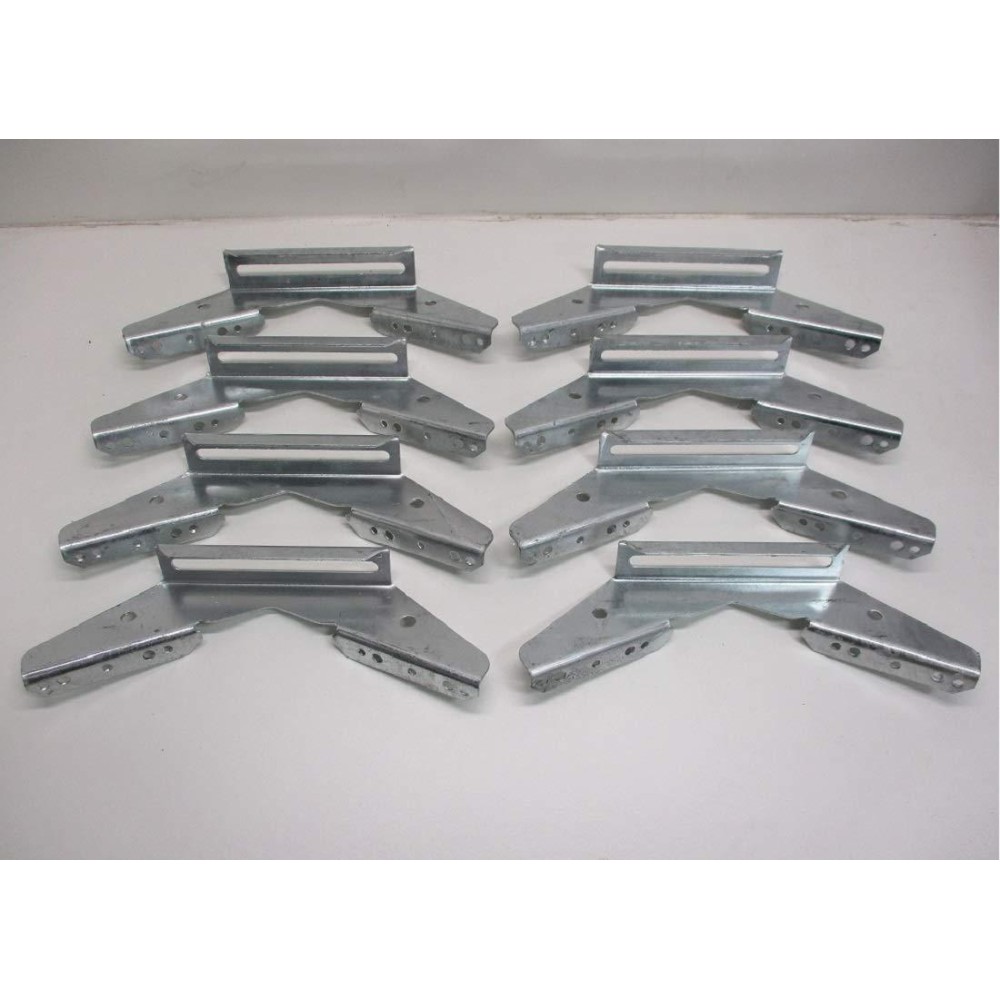 CTW (8) Pontoon Wing Brackets Bunk Bolster Boat Pontoon Trailer V Wing Brackets