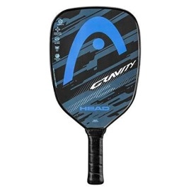 Head Graphite Pickleball Paddle - Gravity Paddle With Sweetspot Power Core Comfort Grip - Bluegrey