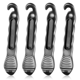 Hzjd Bike Tire Levers, Tool Is Smooth Overall, Which Will Not Hurt The Tire Bead, Professional Design Makes Work Easy, Designed To Snap Together For Storage, Best Tire Changing Tool(4Pcs)