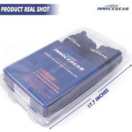 INNOCEDEAR 2 Pack Premium Navy Blue Dock Lines - 15' / 25'/35' with Eyelet.Double Braided Nylon Dock Line/Mooring Lines.Hi-Performance Marine Boats Ropes