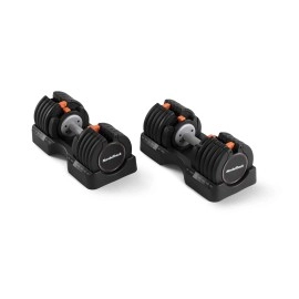 Nordictrack 55 Lb Select-A-Weight Dumbbell Pair, Black