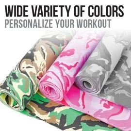 Victor Fitness Gray Camouflage Eco Friendly Yoga Mat Made From A Premium Tpe Material That Provides Non-Slip Texture Perfect For Indoor And Outdoor Workouts. Great For Hot Yoga Pilates And Bikram - Victor Fitness Vygc2