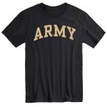 Barnesmith Us Military Academy (Army) Usma Black Knights Short Sleeve Adult Unisex T-Shirt, Classic, Black, Xx-Large