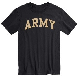 Barnesmith Us Military Academy (Army) Usma Black Knights Short Sleeve Adult Unisex T-Shirt, Classic, Black, Xx-Large