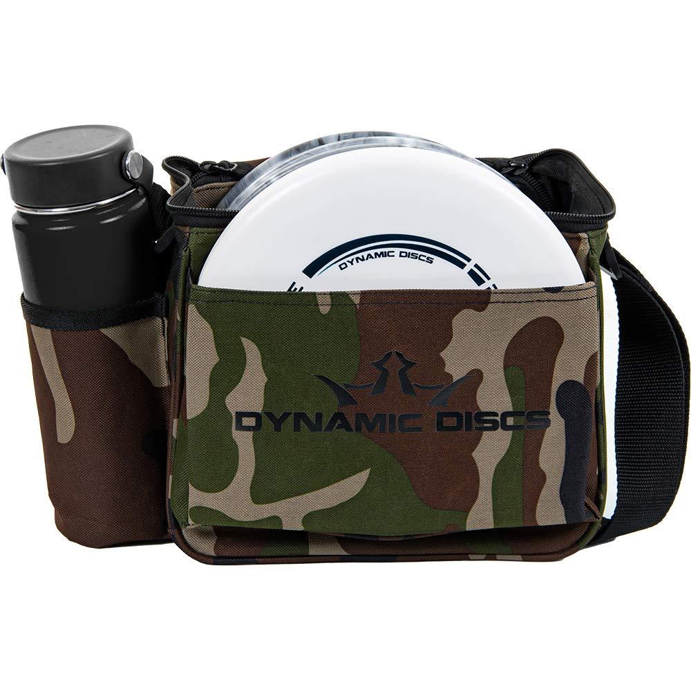 Dynamic Discs Cadet Disc Golf Bag Introductory Disc Golf Bag Great For Beginners And Casual Disc Golf Rounds Lightweight And Durable Frisbee Golf Bag 8-9 Disc Capacity (Woodland Camouflage)