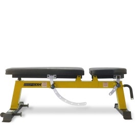 CAP Barbell Deluxe Utility Weight Bench, Yellow (FM-CS804DX-YL)