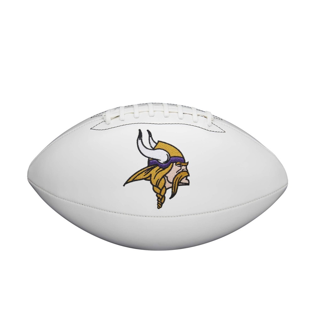 Wilson Nfl Live Signature Autograph Football - Official Size, Minnesota Vikings