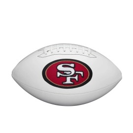 Wilson Nfl Live Signature Autograph Football - Official Size, San Francisco 49Ers